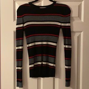 Frame Ribbed Long Sleeve Shirt